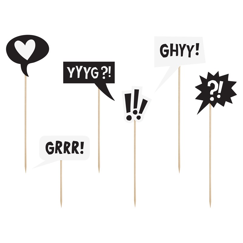 Tortadekor készlet muffinra - Ijesztő hangok - 11-20,5cm