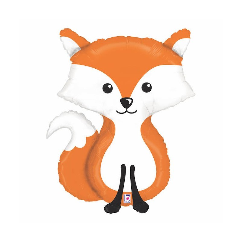 Fólia lufi - Róka - 69x84 cm