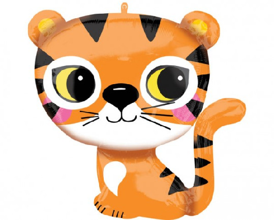 Fólia lufi - Tigriskölyök - 61 cm