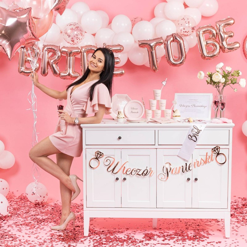 Fólia lufi készlet a leendő menyasszonynak 40 cm