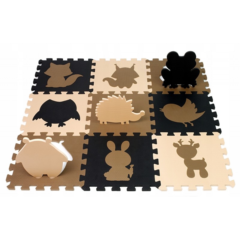 Hab puzzle játszószőnyeg - Titokzatos erdő 9 db