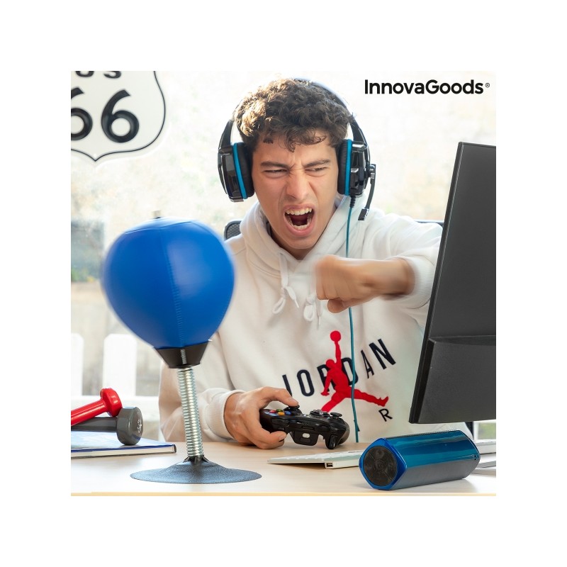 Hittres InnovaGoods stresszoldó bokszzsák asztalra