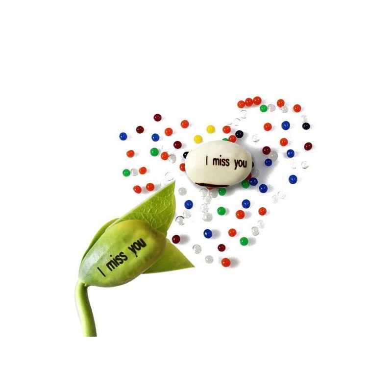 Varázsbab felirattal Egyéb változatok: Miss you