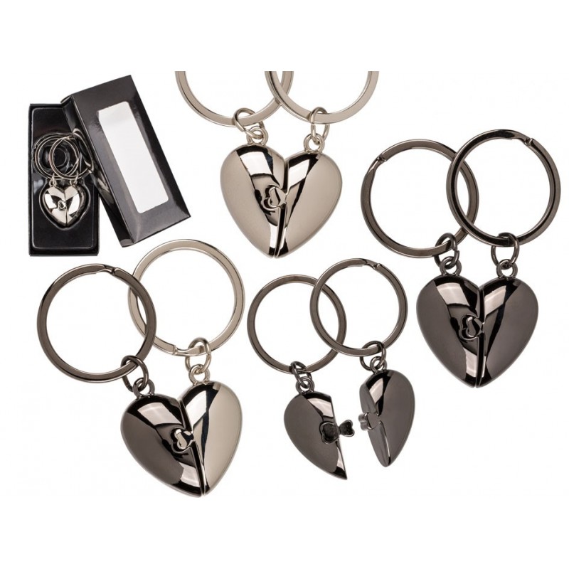 Half Heart kulcstartó