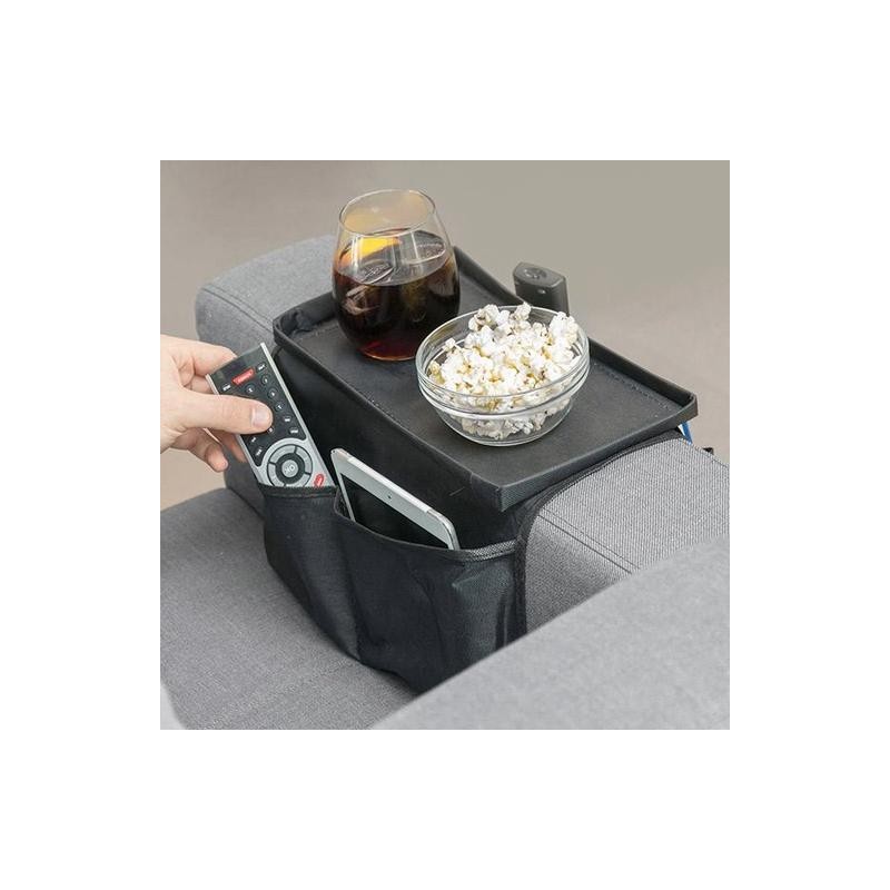 Zsebtartó a vezérlőknek kanapétálcával