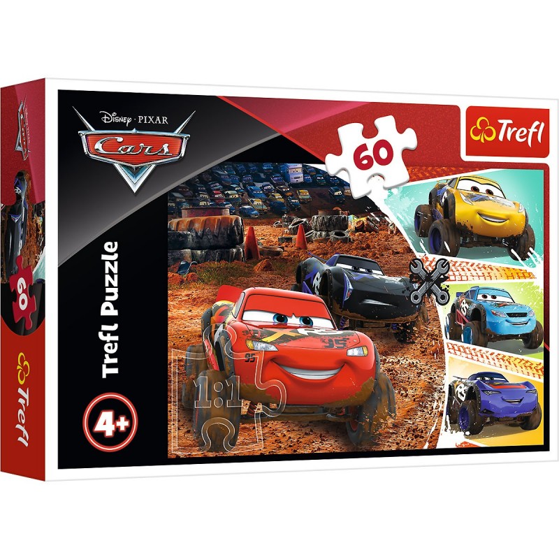 Gyerek puzzle - Autók Monster Trucks 60 db