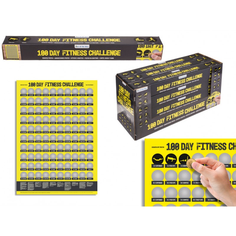 Fitness challenge - Kaparós gyakorlatterv 100 napra