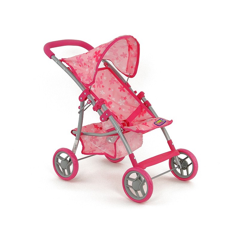 Virágos babakocsi babáknak