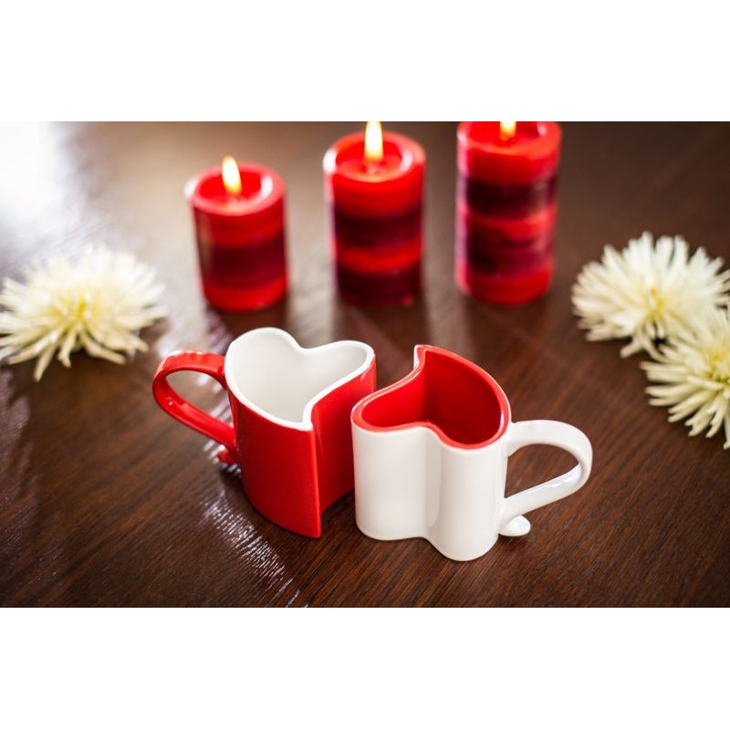 Szerelmes bögrék 250ml 2 db Egyéb változatok: piros és fehér