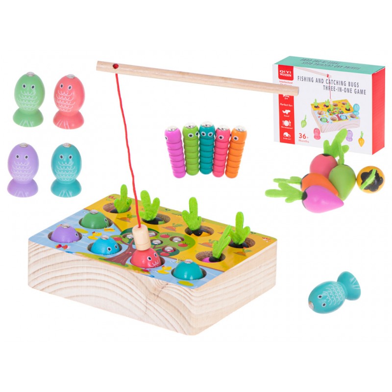 Mágneses fa játék 3 az 1-ben