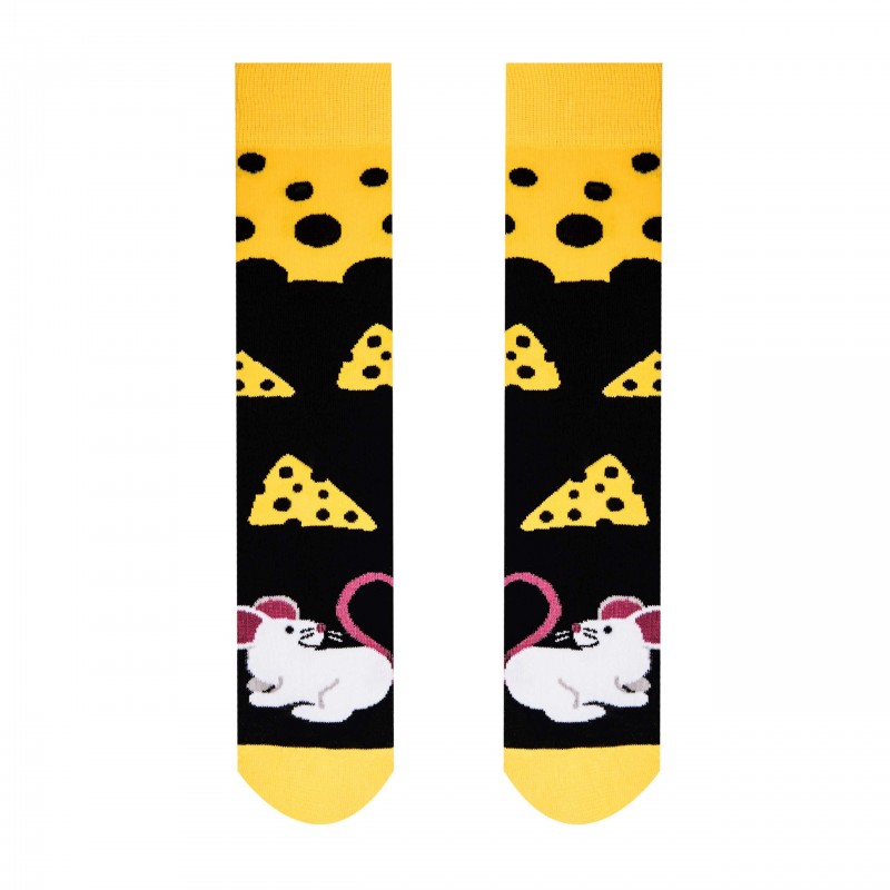 Vidám zokni HESTY - Egér és sajt Méret2: 43-46