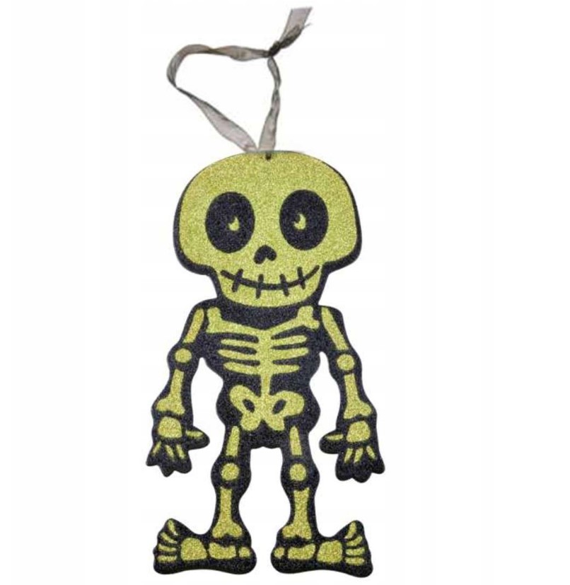 Csillogó csontváz 30cm-es felakasztáshoz