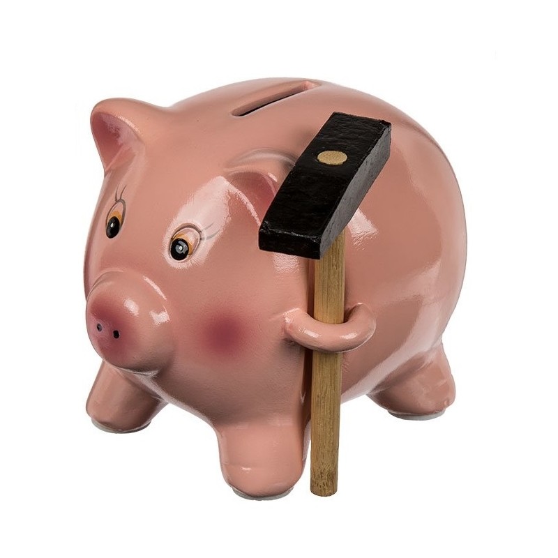 Kerámia malacpersely kalapáccsal