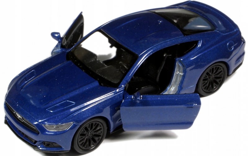 Fém autómodell - Nex 1:34 - 2015 Ford Mustang GT Kék: kek