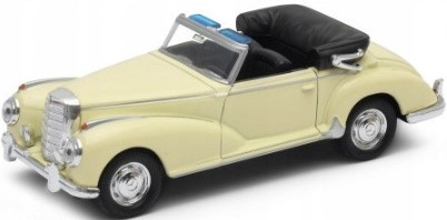 Fém autómodell - Old Timer 1:34 - 1955 Mercedes-Benz 300S (Open Top) türkiz: bézs