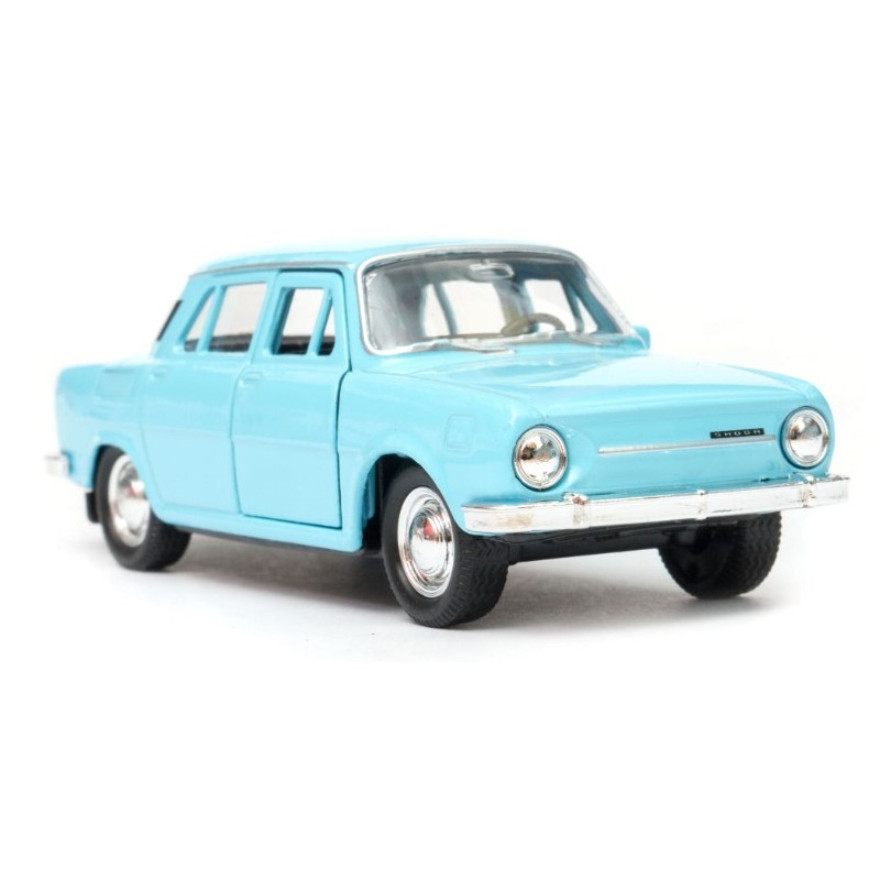 Fém autómodell - Nex 1:34 - Škoda 100 Kék: kek