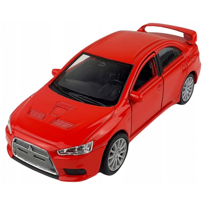 Fém autómodell - Nex 1:34 - Mitsubishi Lancer Evolution X Piros: piros