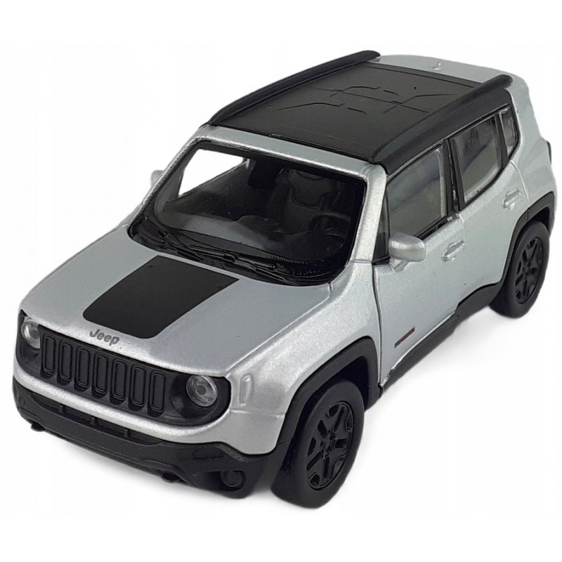 Fém autómodell - Nex 1:34 - 2016 Jeep Renegade Trailhawk ezüst: ezüst