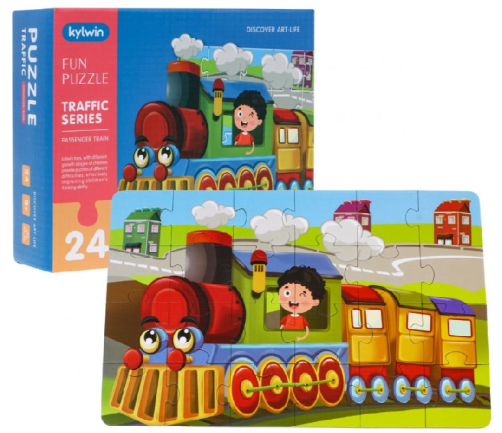 Nagy puzzle a legkisebbeknek - Mozdony - 24 részes