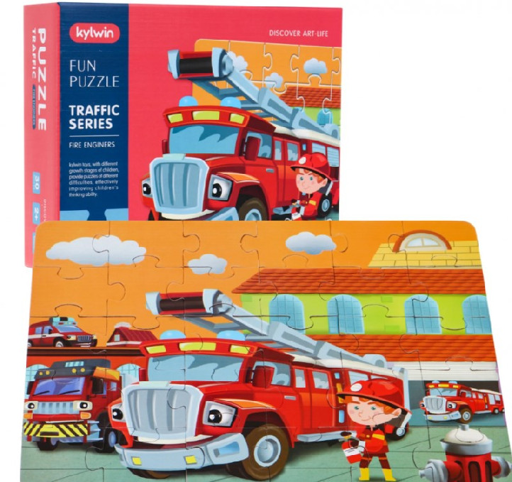 Nagy puzzle a legkisebbeknek - Tűzoltóság - 30 db