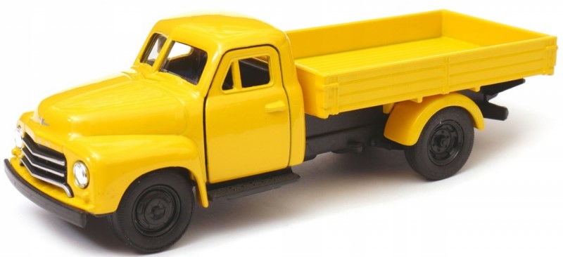 Fém autómodell - Old Timer 1:34 - 1952 Opel Blitz (Open Top) Sárga: sárga