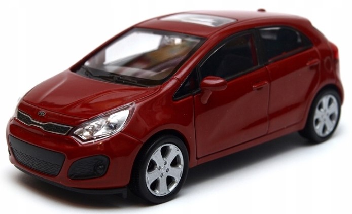 Fém autómodell - Nex 1:34 - Kia Rio Piros: piros