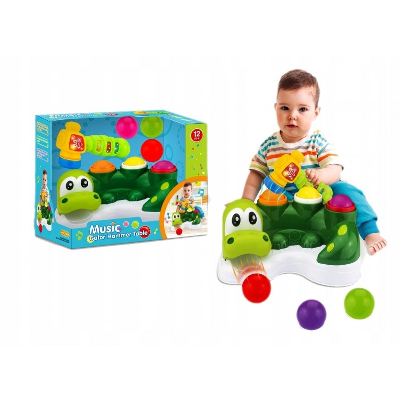 Gyermek kalapálós játék kalapáccsal - Dinoszaurusz