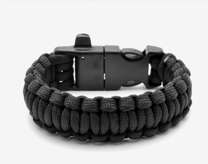 Katonai karkötő 3 az 1-ben Fekete: fekete