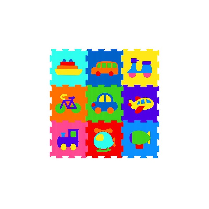 Hab kirakós matrac - Utazó 9 db