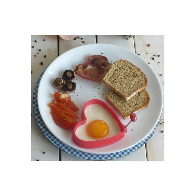 Szilikon forma tojáshoz - Szív 10cm