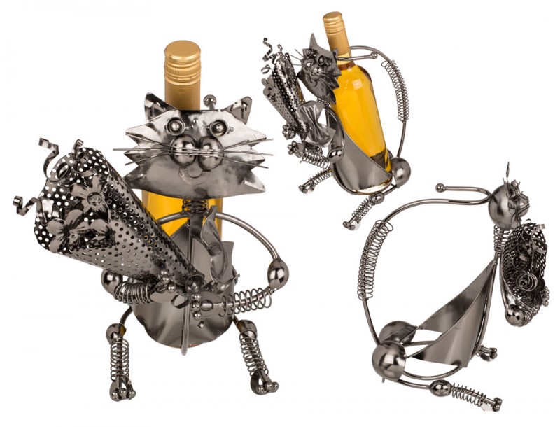 Fém bortartó - Cica