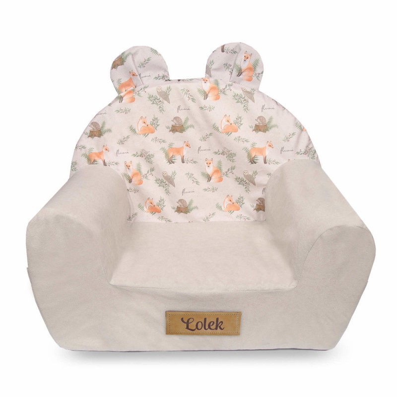 Mini fotel gyerekszobába - Ella - Róka