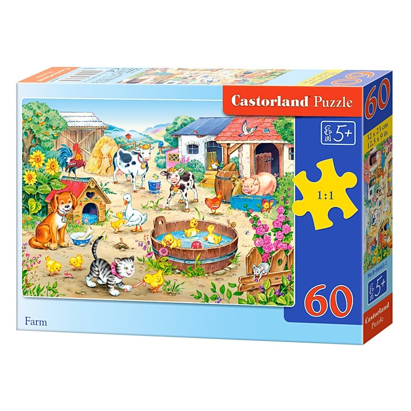 Puzzle Castorland - Tanyaudvar 60 db