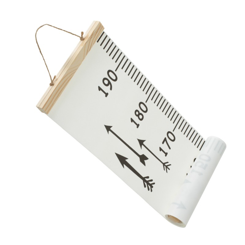 Gyermek mérőszalag a falon 20X200cm - nyilak