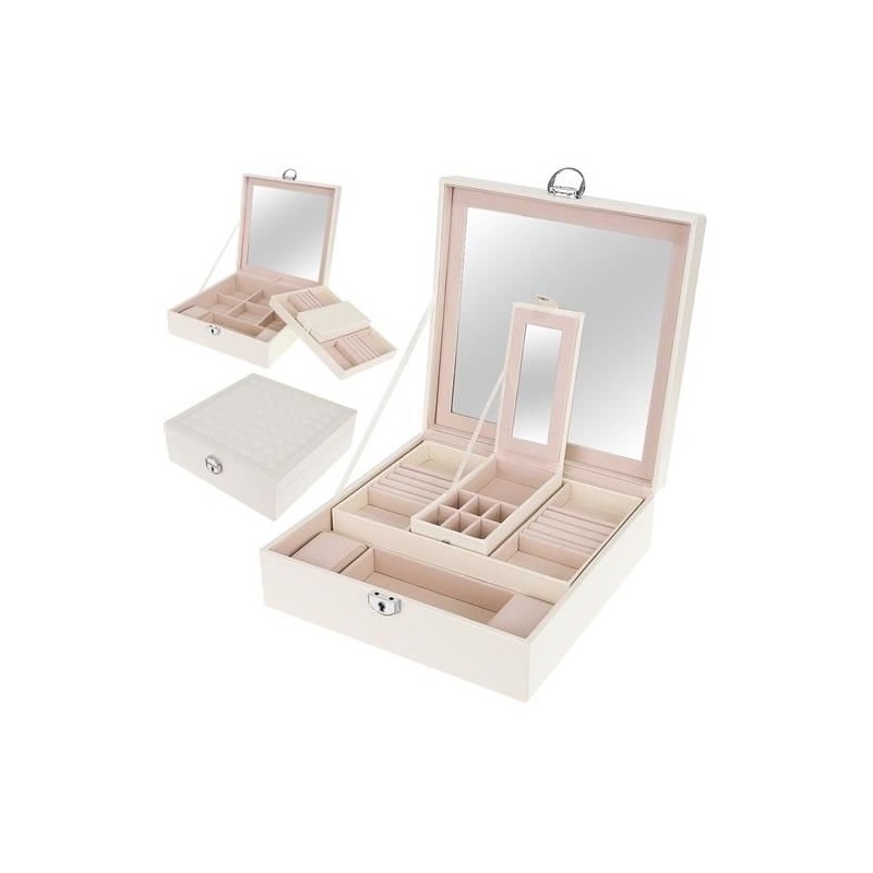 Ékszertartó tükörrel