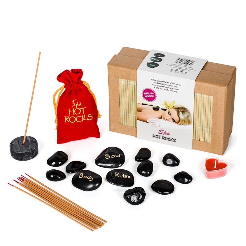 Forró kövek relaxációhoz