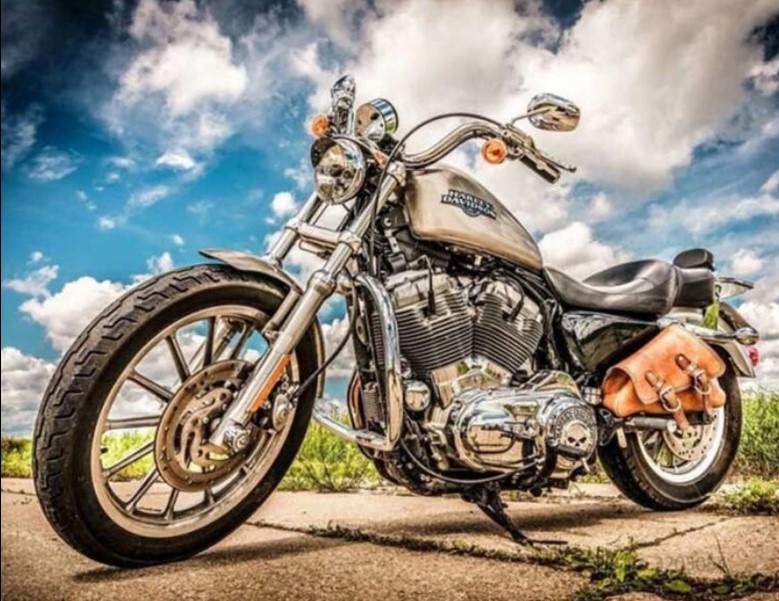 5D gyémánt mozaik - Chopper