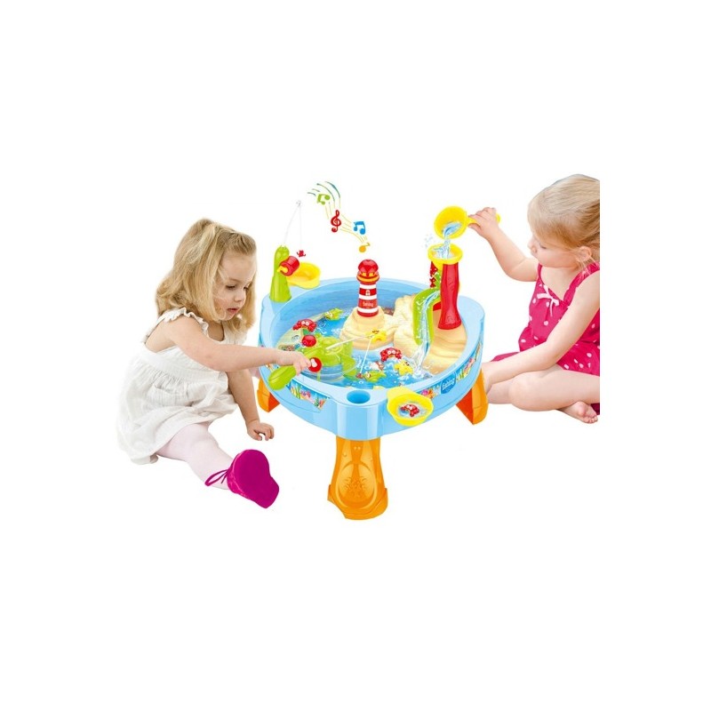 Horgászjáték világítótoronnyal és vízimalommal