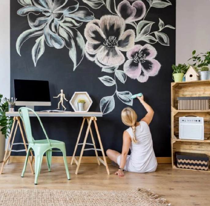 Öntapadós krétatábla