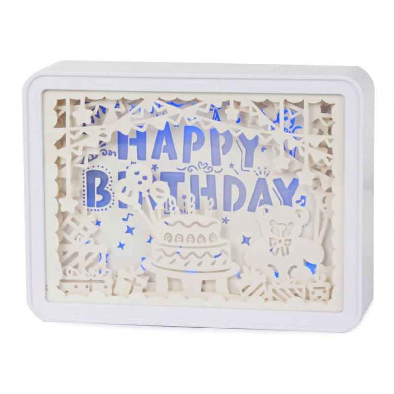 Érinthető éjszakai lámpa 3D tájképekkel - 3 mintával Egyéb változatok: 2. verzió