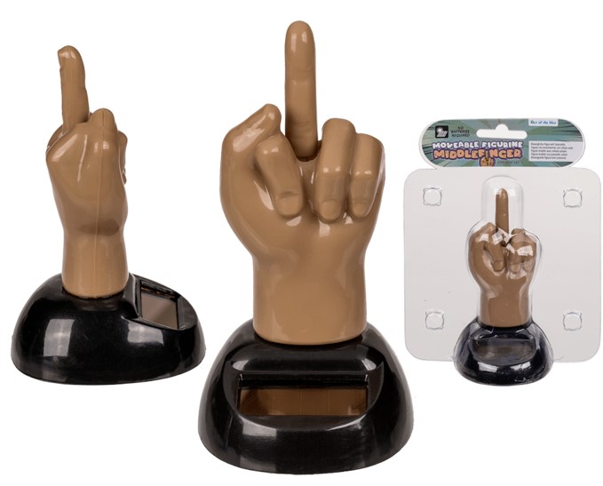 Szoláris figura - középső ujj