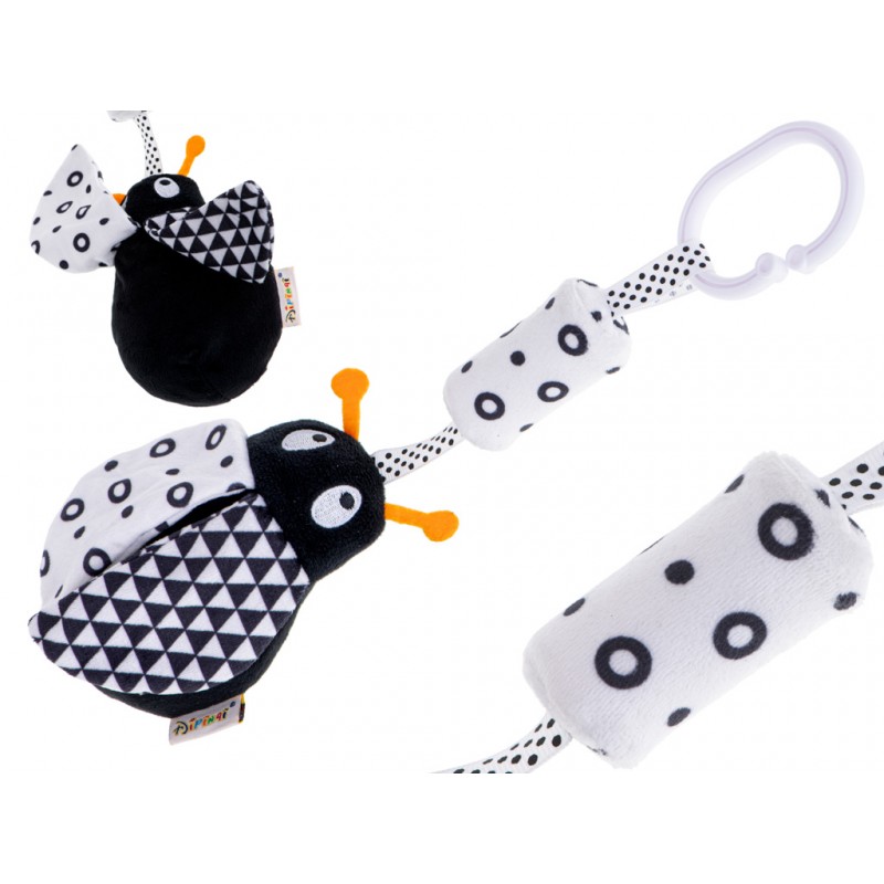 Kontrasztos szenzoros medál Katicabogár haranggal