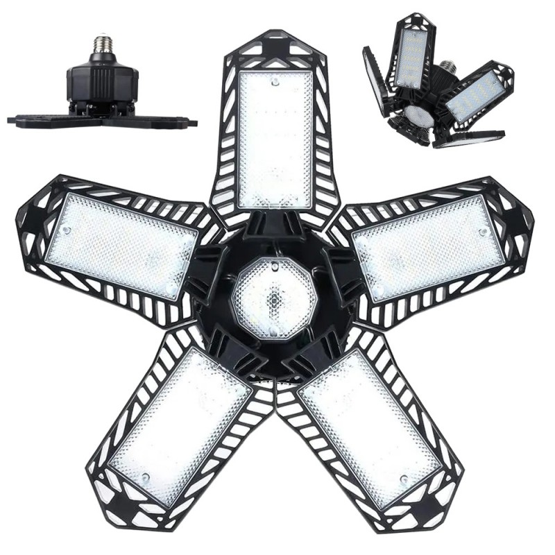 Összecsukható LED mennyezeti műhelyvilágítás E27