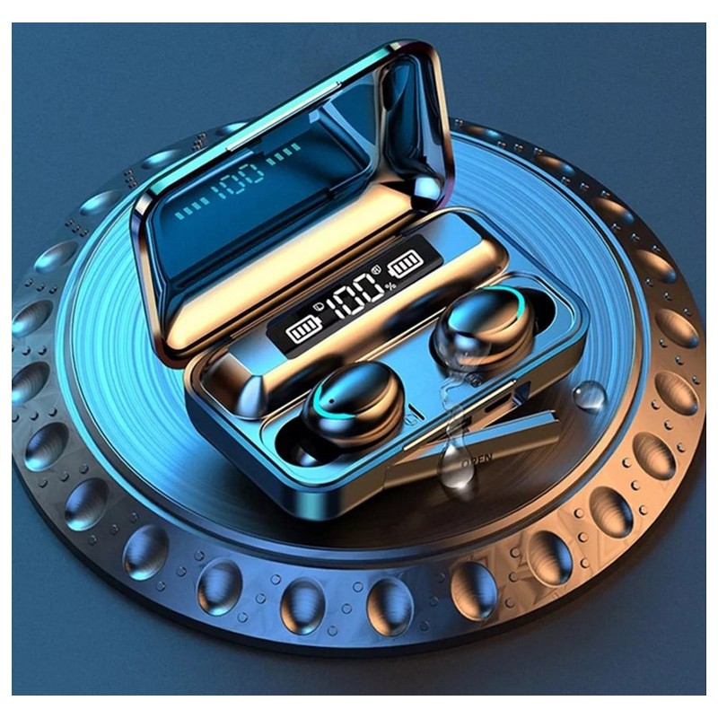 Vezeték nélküli Bluetooth fülhallgató tápegységgel - F9-5