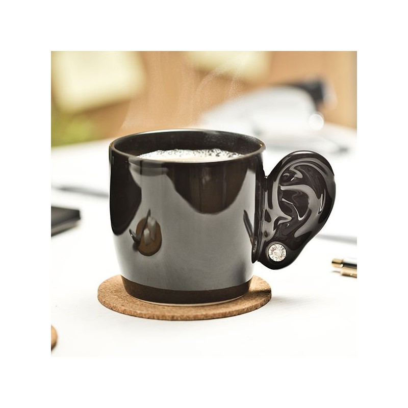 Bögre fül 300ml Fekete: fekete