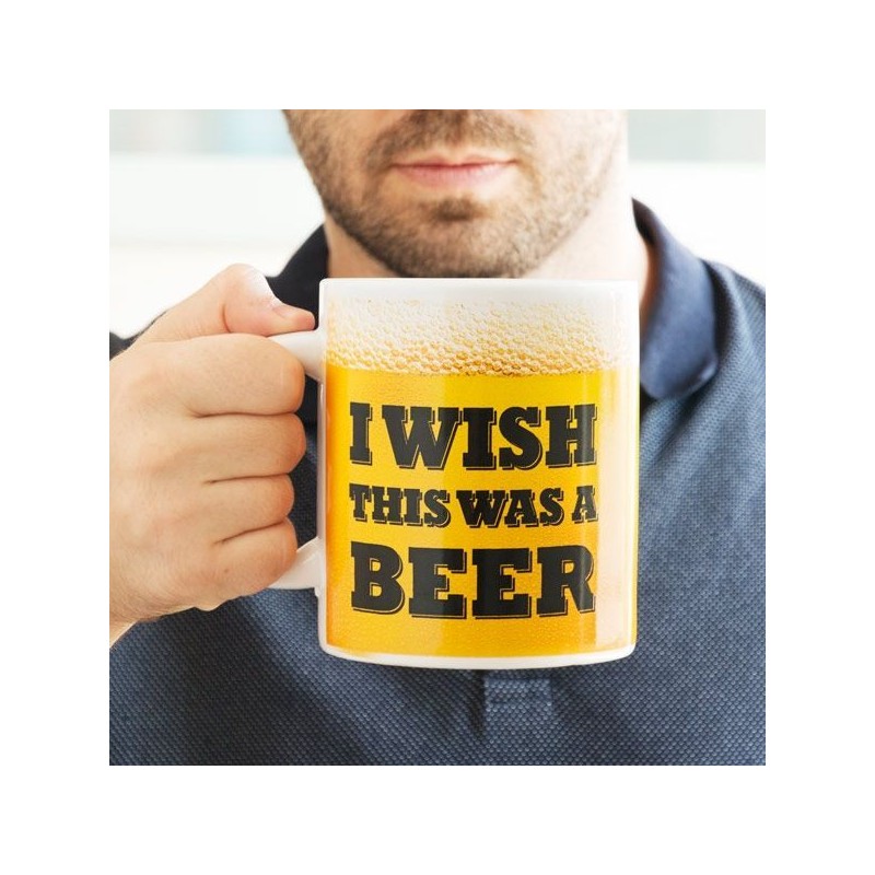 XL-es bögre - I WISH THIS WAS A BEER