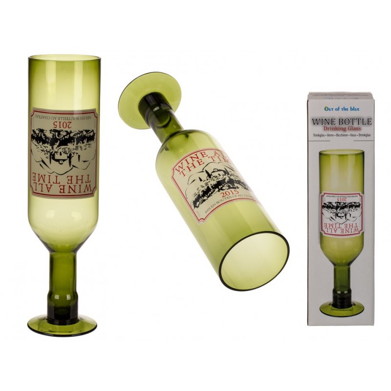 Borosüveg formájú üvegpohár - 750 ml