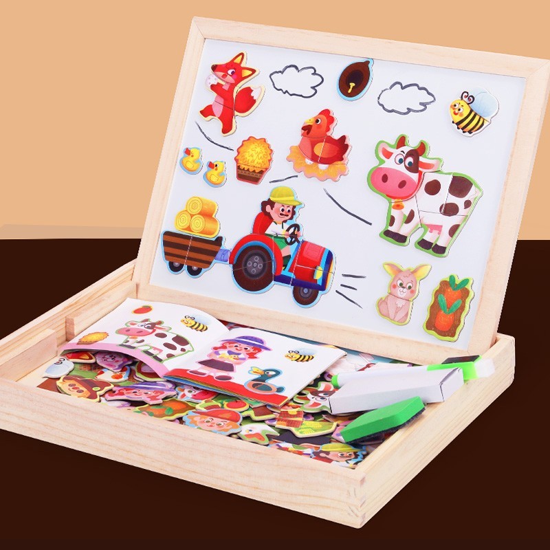 Mágneses tábla tartozékokkal - farmervilág