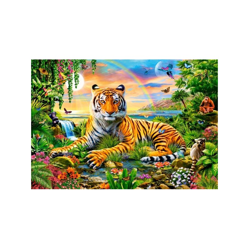 5D gyémánt mozaik - Bengáli tigris