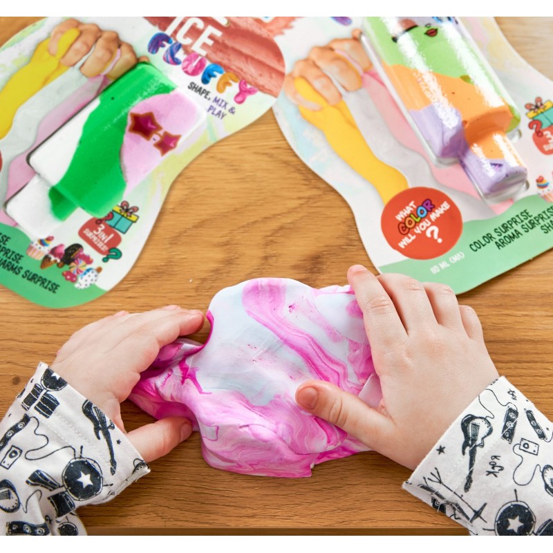 Ökológiai massza gyerekeknek - Ice Fluffy 110ml Egyéb változatok: Jégkrém